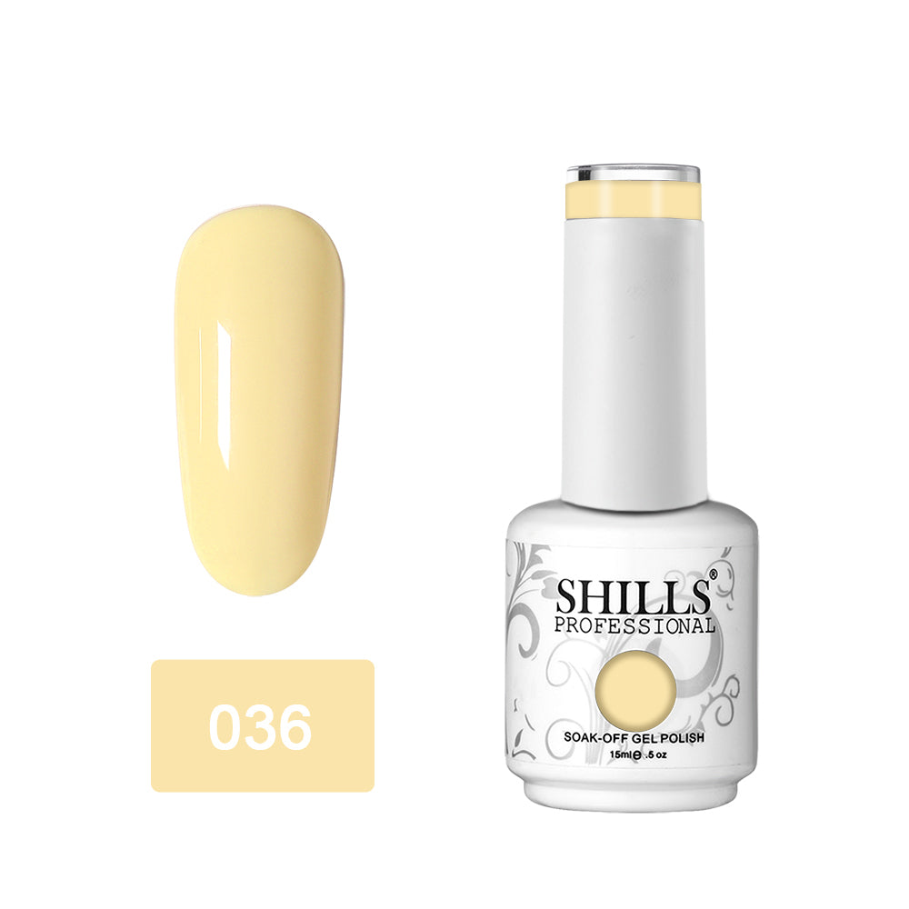 Shills Professional Gel Polish 15ml Long-Lasting UV/LED Soak-Off Nail Gel Color for Salon & Home Use (Shade - 36)