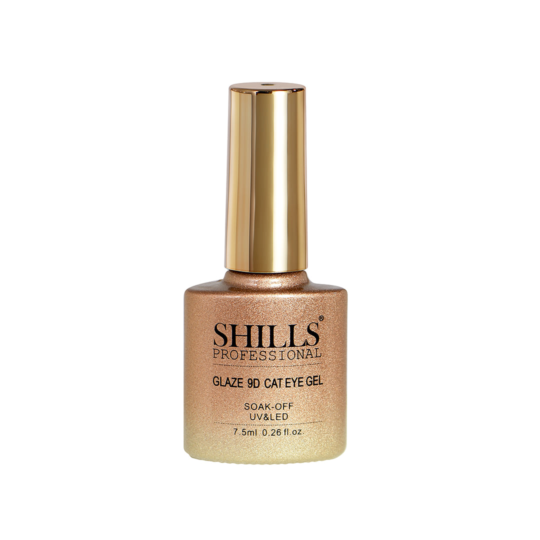 Shills Professional 9D Glazed Cat Eye Gel Polish – Magnetic  Shine for Salon-Quality Nails (Shade - 375)