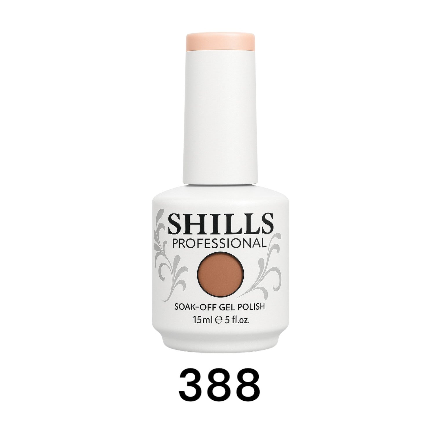 Shills Professional Jelly Gel Polish – Sheer Tint Finish, Glossy Translucent Colors for Nail Art (Shade-388)
