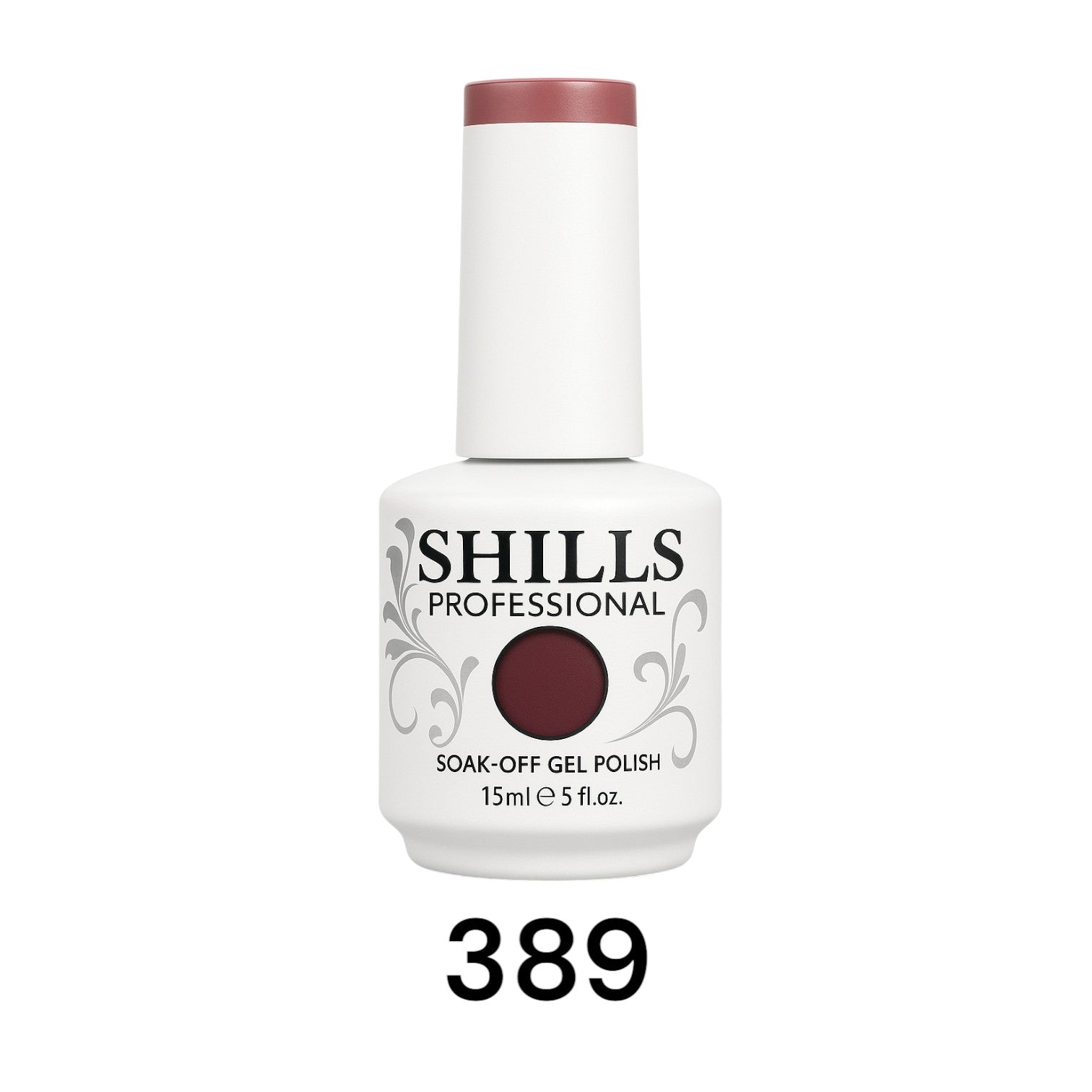Shills Professional Jelly Gel Polish – Sheer Tint Finish, Glossy Translucent Colors for Nail Art (Shade-389)