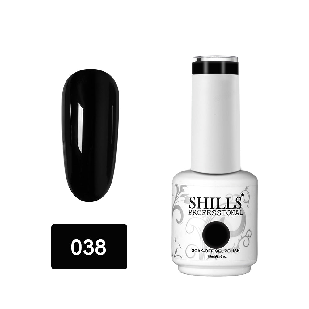 Shills Professional Gel Polish 15ml Long-Lasting UV/LED Soak-Off Nail Gel Color for Salon & Home Use (Shade - 38)