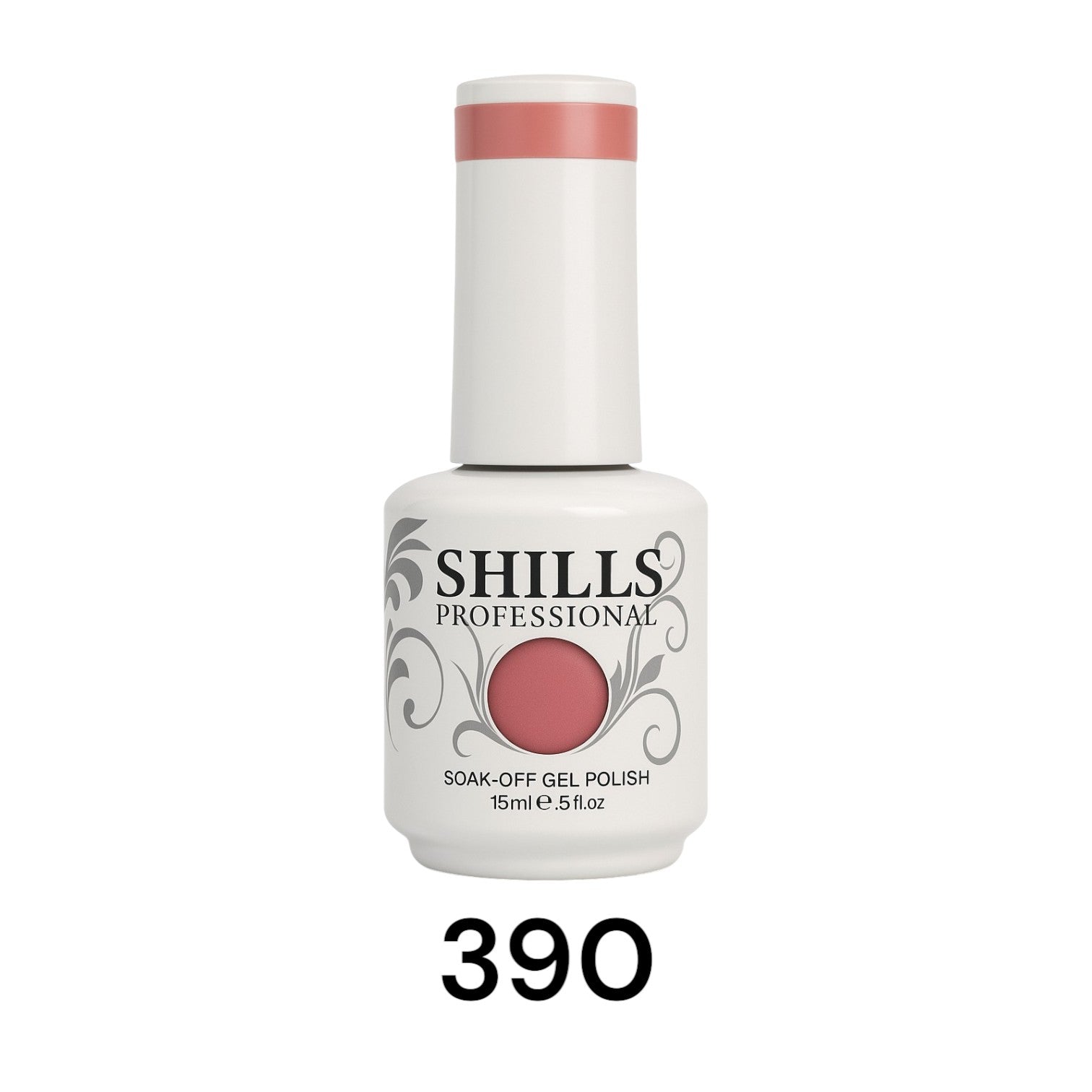 Shills Professional Jelly Gel Polish – Sheer Tint Finish, Glossy Translucent Colors for Nail Art (Shade-390)