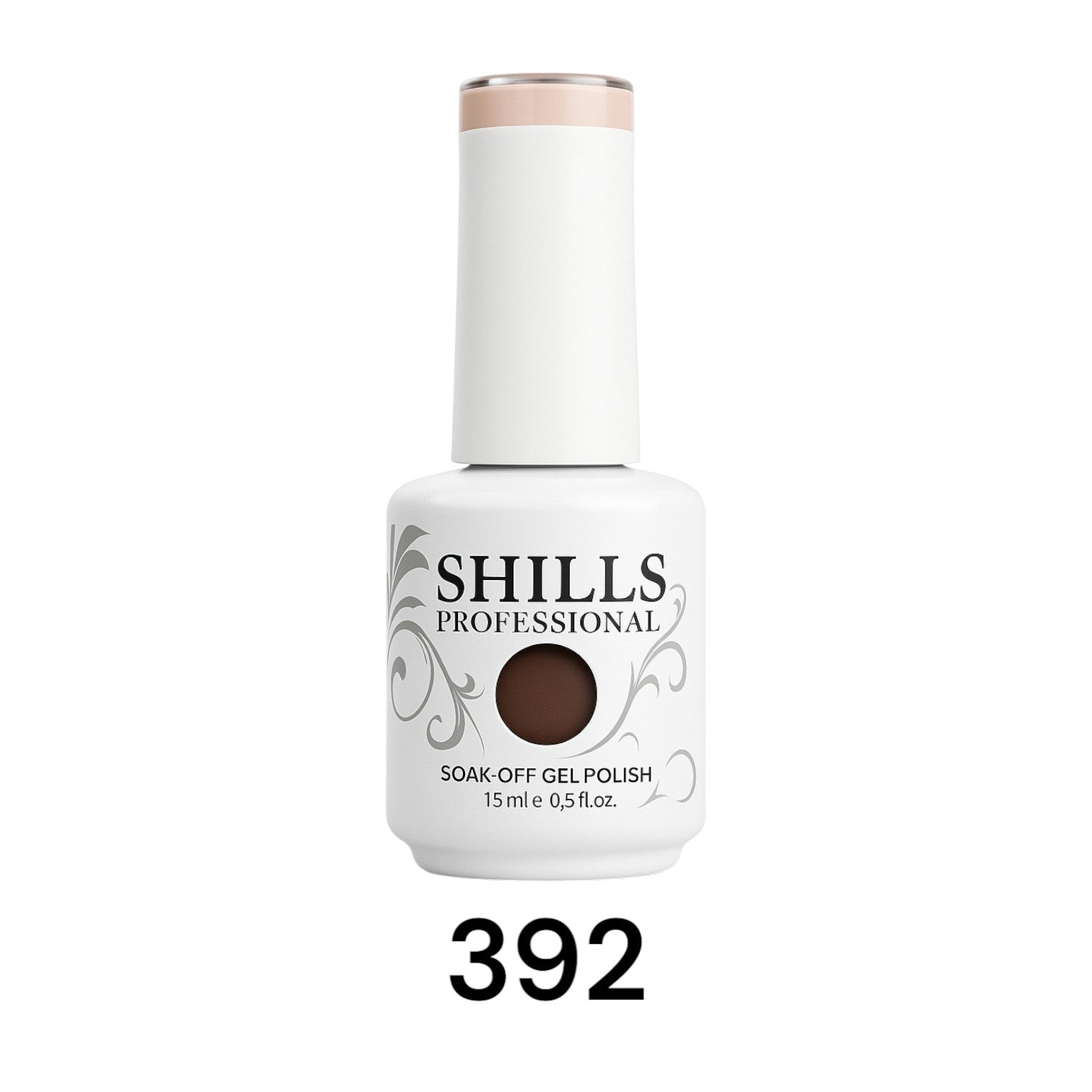 Shills Professional Jelly Gel Polish – Sheer Tint Finish, Glossy Translucent Colors for Nail Art (Shade-392)