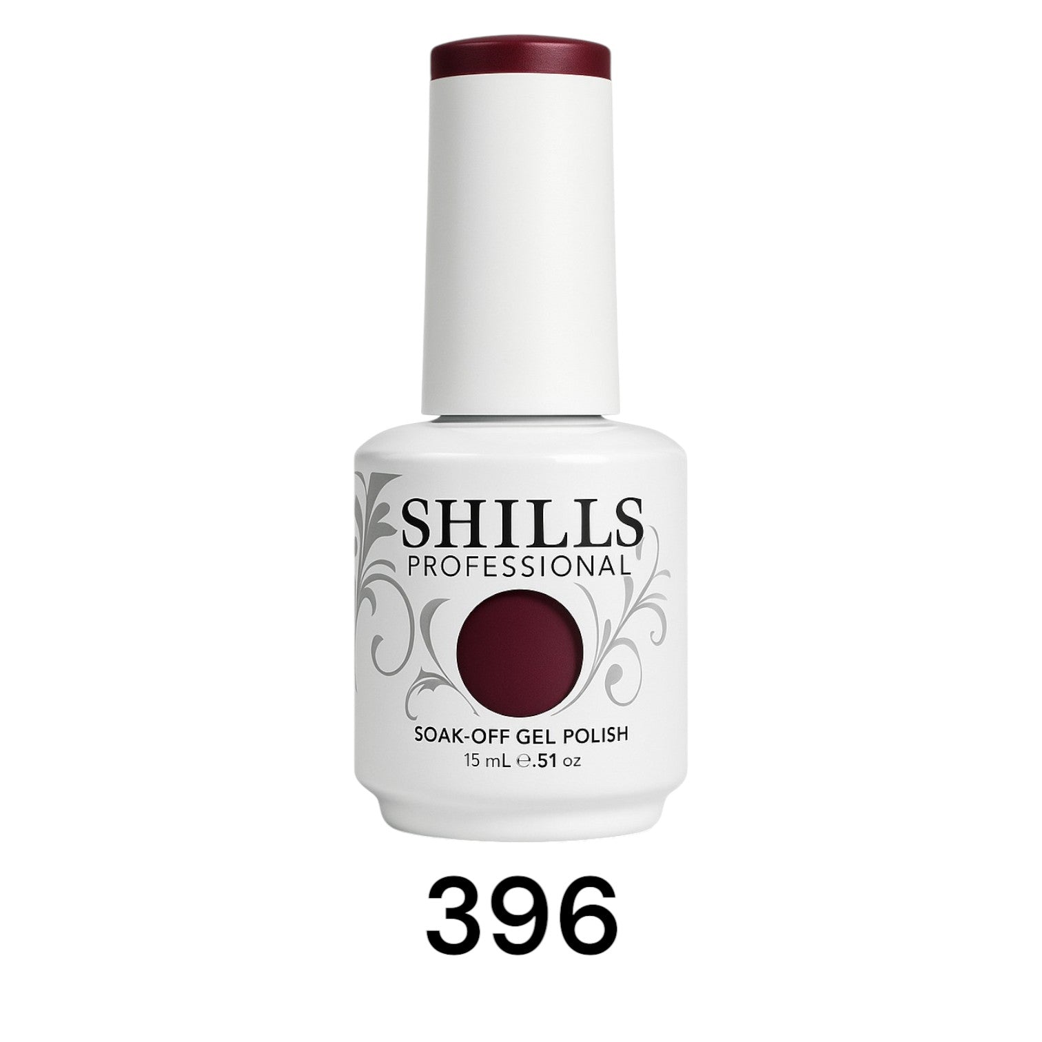 Shills Professional Jelly Gel Polish – Sheer Tint Finish, Glossy Translucent Colors for Nail Art (Shade-396)