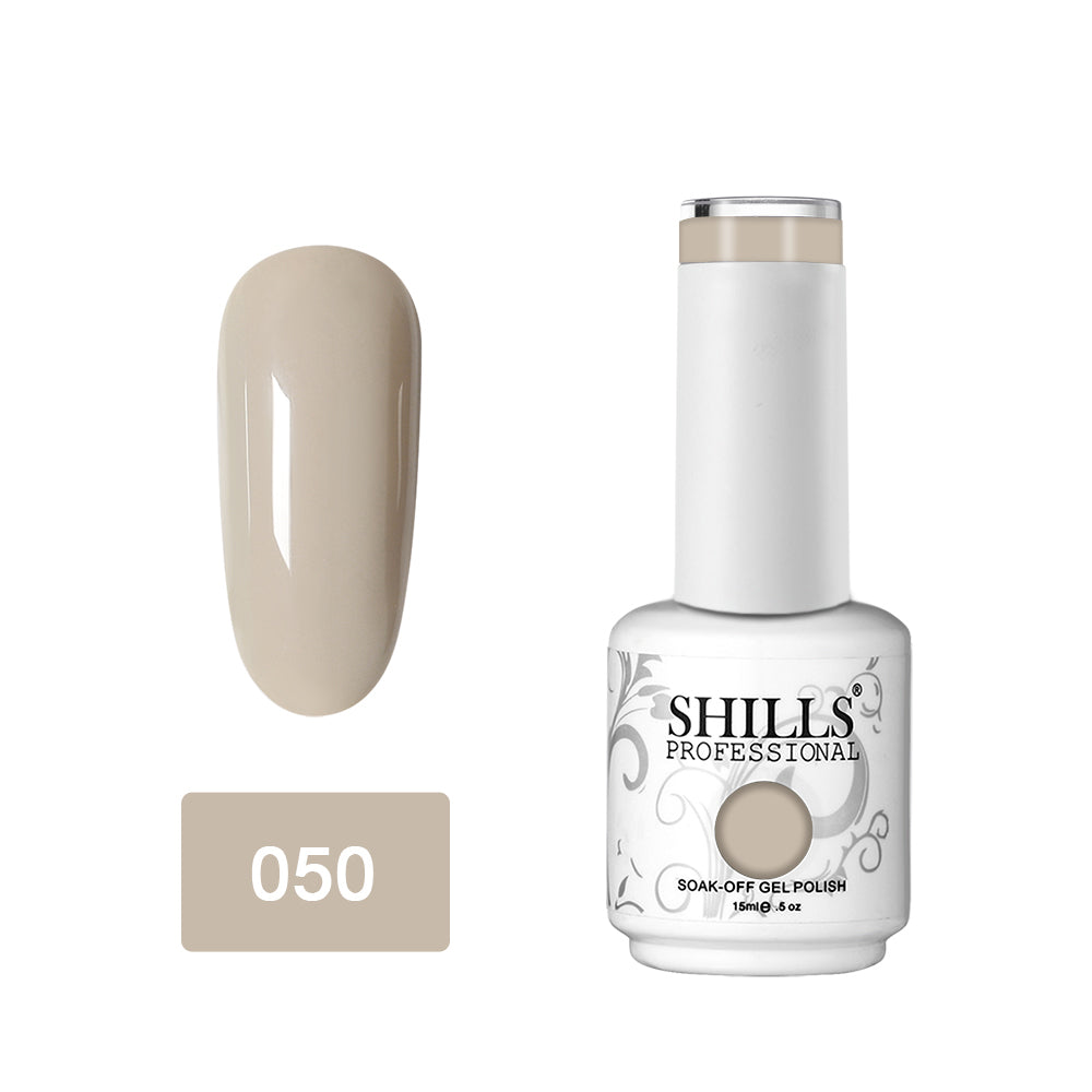 Shills Professional Gel Polish 15ml Long-Lasting UV/LED Soak-Off Nail Gel Color for Salon & Home Use (Shade - 50)