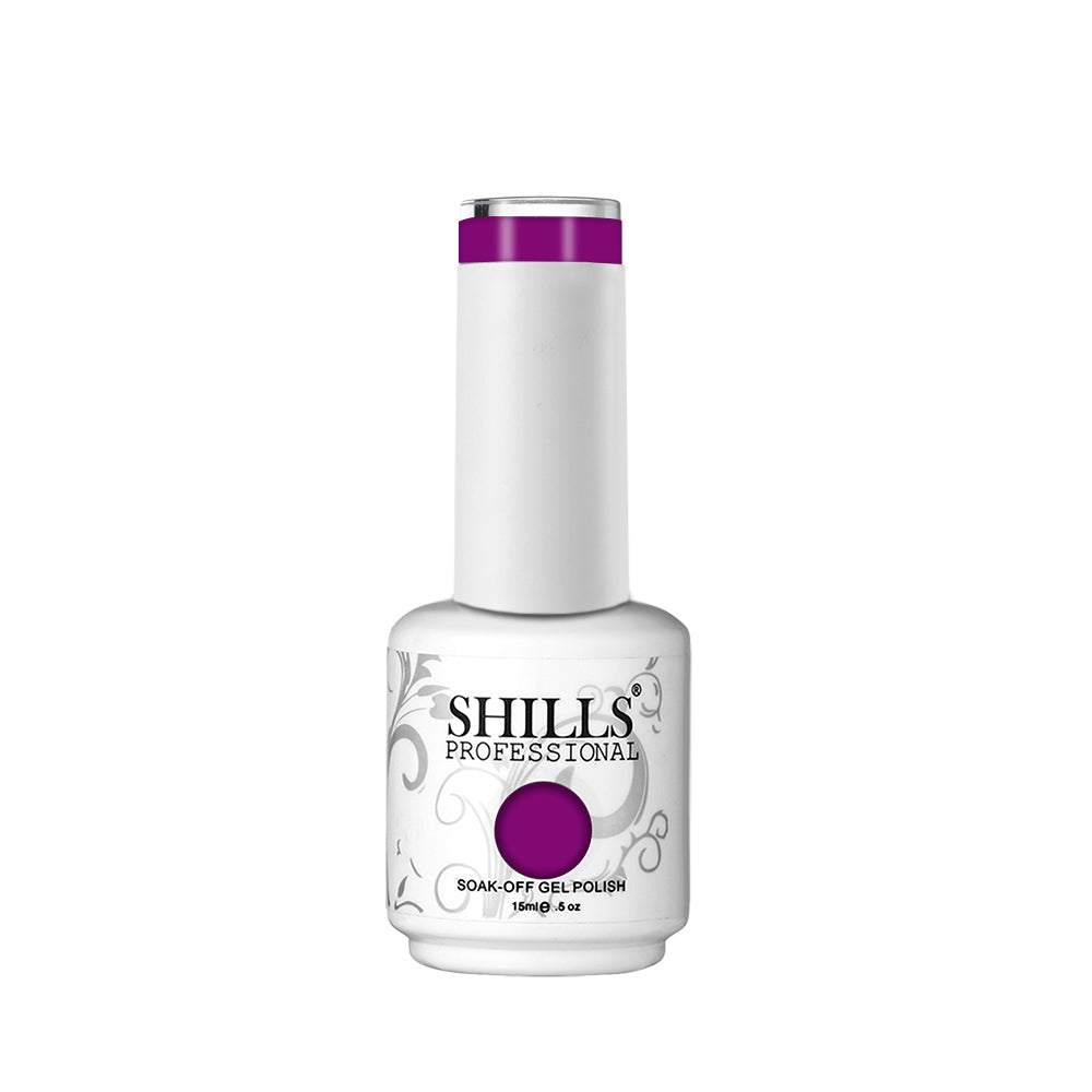Shills Professional Gel Polish 15ml Long-Lasting UV/LED Soak-Off Nail Gel Color for Salon &amp; Home Use (Shade - 58)