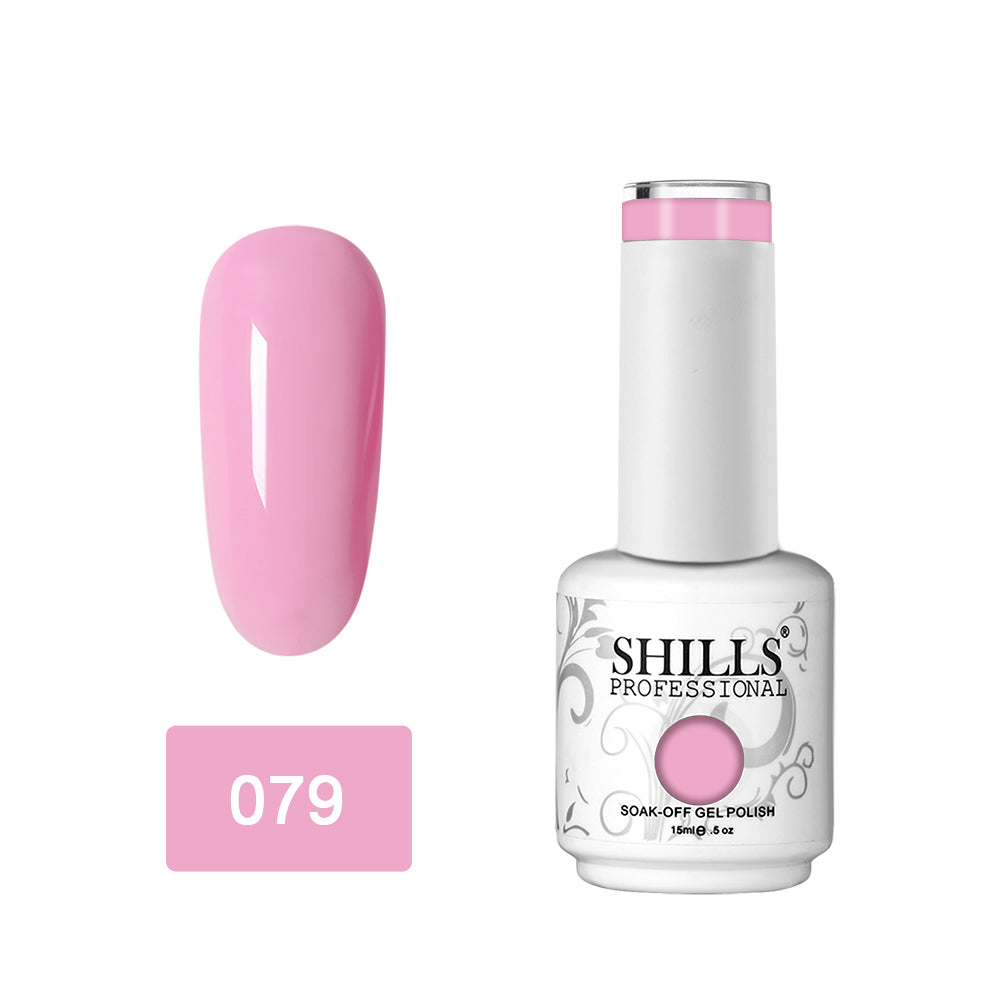 Shills Professional Gel Polish 15ml Long-Lasting UV/LED Soak-Off Nail Gel Color for Salon & Home Use (Shade - 79)