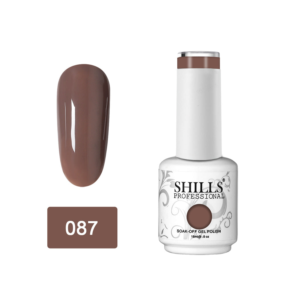 Shills Professional Gel Polish 15ml Long-Lasting UV/LED Soak-Off Nail Gel Color for Salon & Home Use (Shade - 87)