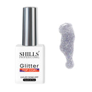 Shills Professional Glitter Top Coat — Sparkling Finish for Gel Nails | UV/LED Cure | Durable & Long-Lasting Shine