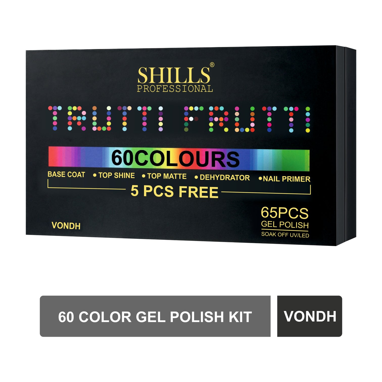 Shills Professional Gel Polish Kit 65 pcs ( Vondh )