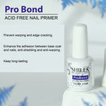 image, Shills Professional Nail Primer – Strong Bond Acid-Free Formula for Gel, Acrylic &amp; Poly Gel Nails, Long-Lasting Adhesion
