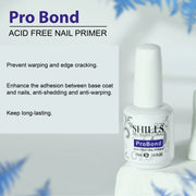 Shills Professional Nail Primer – Strong Bond Acid-Free Formula for Gel, Acrylic & Poly Gel Nails, Long-Lasting Adhesion