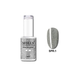 image, Shills Professional Reflective Gel Polish – Glitter Flash Gel for Sparkling Nail Art | Long-Lasting Soak-Off UV LED Gel (Shade-01)

