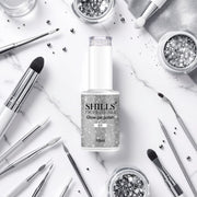Shills Professional Reflective Gel Polish – Glitter Flash Gel for Sparkling Nail Art | Long-Lasting Soak-Off UV LED Gel (Shade-01)
