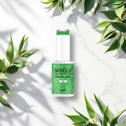 Shills Professional Reflective Gel Polish – Glitter Flash Gel for Sparkling Nail Art | Long-Lasting Soak-Off UV LED Gel (Shade-03)