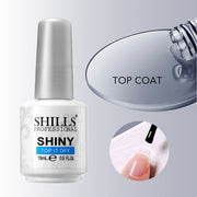 Shills Professional Top Coat – High-Gloss, Long-Lasting Nail Sealer for Perfect Finish