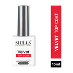 image, Shills Professional Velvet Top Coat – Matte Finish Gel Top Coat for a Smooth, Velvety Look
