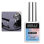 Shills Professional Transfer Foil Gel – Strong Adhesive Nail Art Gel for Easy Foil Transfer Designs