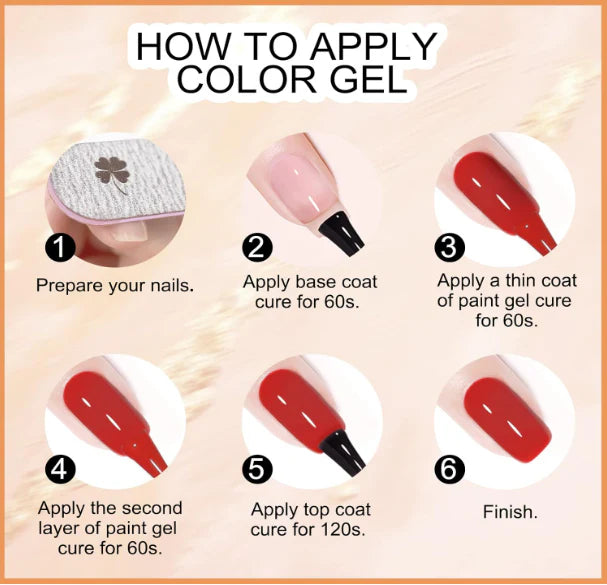 Venalisa 60 Pcs Gel Polish Set – VIP Gift Box with Base Coat, Top Coat & Color Card | UV/LED Soak-Off Gel Nail Kit