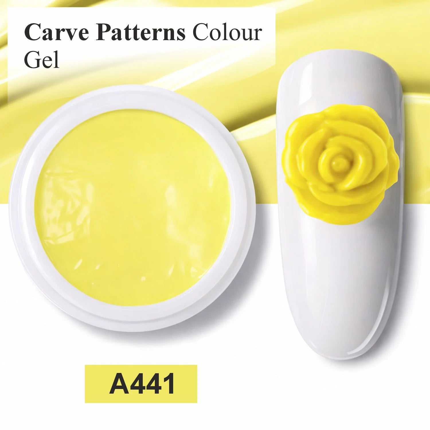 Shills Carve Patterns Colour Gel – Nail Art Design UV/LED Gel (5ml)