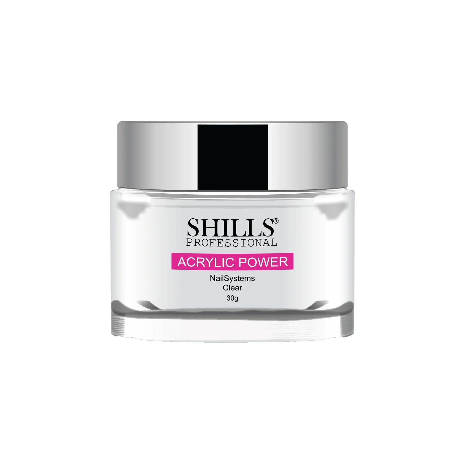 Shills Clear Acrylic Powder – Professional Nail Extension Powder (30g)