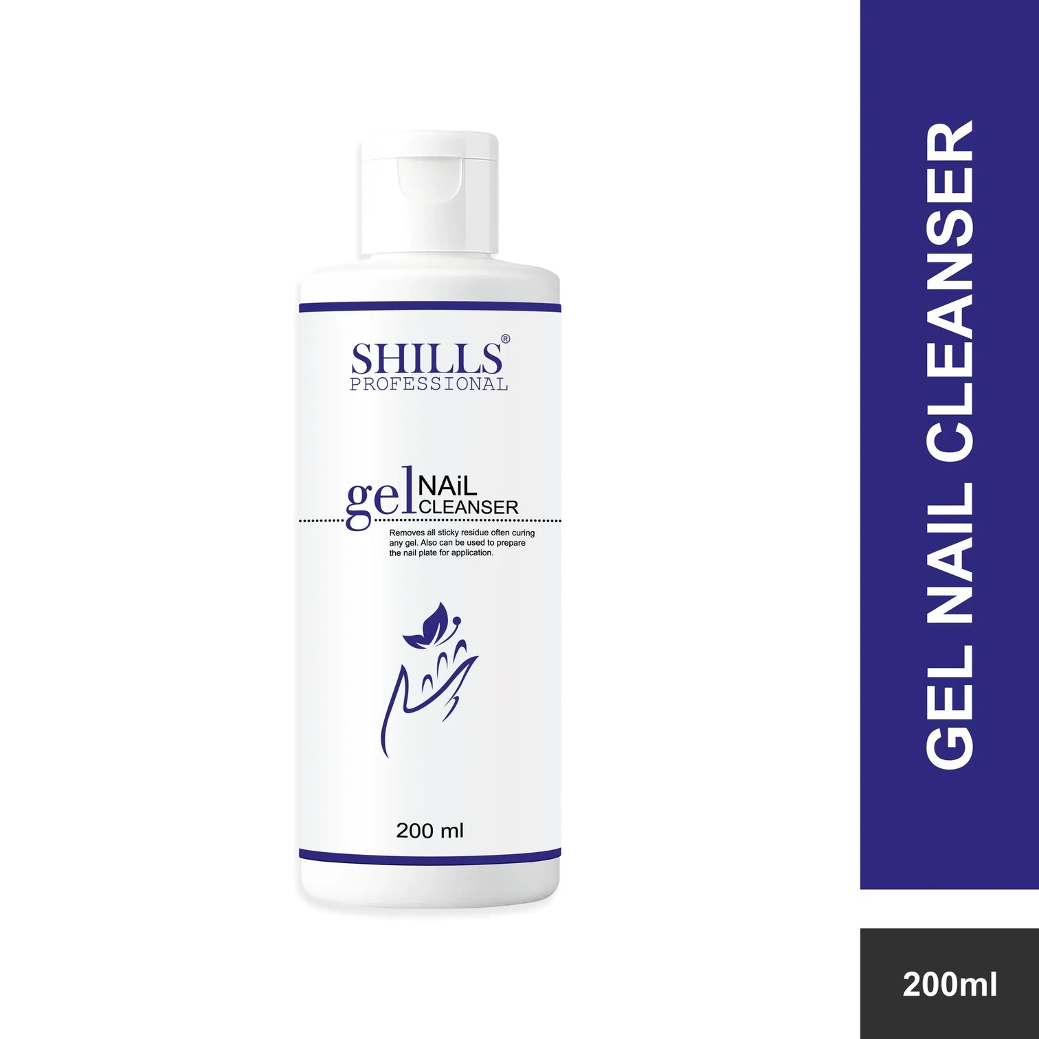 Shills Gel Nail Cleanser – Professional Nail Prep & Residue Remover (200ml)