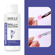 Shills Nail Slip Solution – Poly Gel Liquid for Smooth Application (100ml)