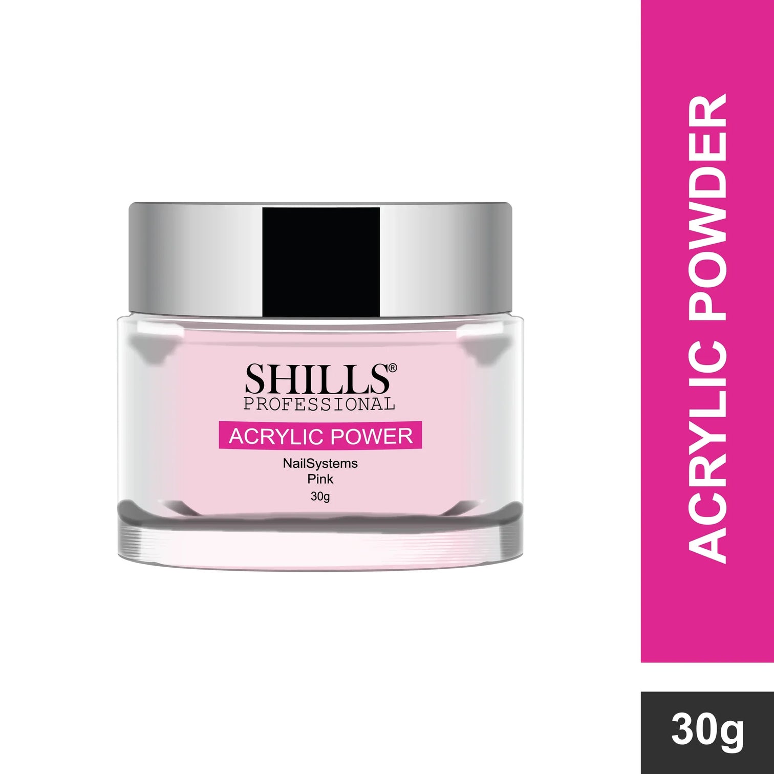 Shills Pink Acrylic Powder – Professional Nail Extension Powder (30g)