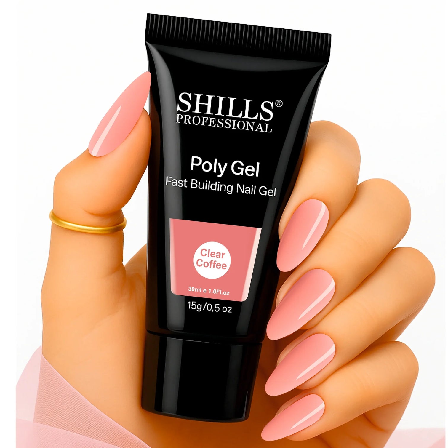 Shills Professional Poly Nail Gel – Fast Building Nail Extension Gel (30ml)