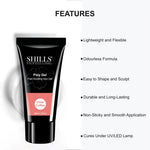 image, Shills Professional Poly Nail Gel – Fast Building Nail Extension Gel (30ml)