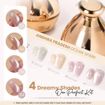 image, Shills Professional 4 Pcs Cat Eye Gel Polish Set – Andhra Pradesh Ocean Spark