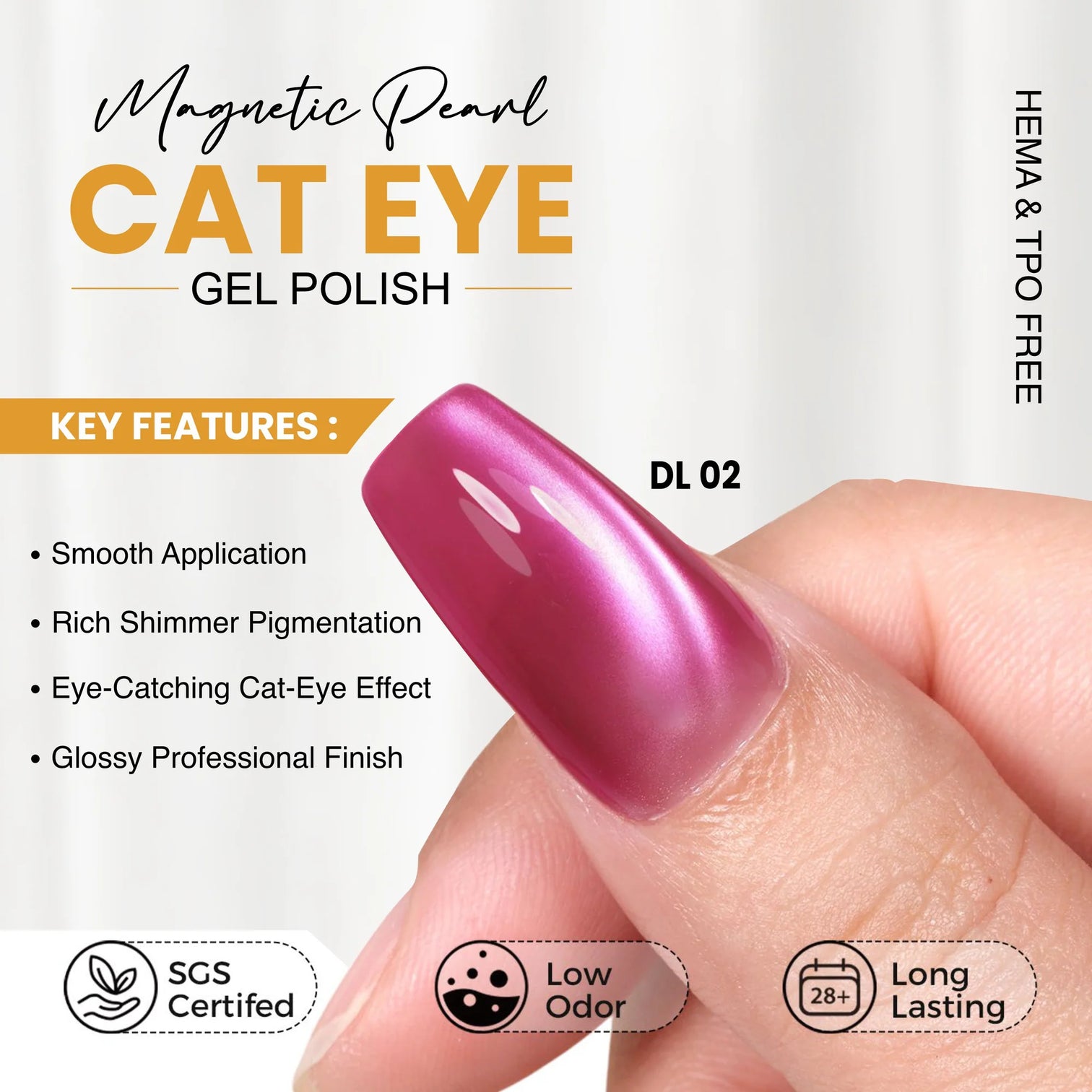 Shills Professional 4 Pcs Cat Eye Gel Polish Set – Delhi Diamond Collection
