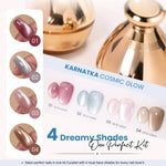 image, Shills Professional 4 Pcs Cat Eye Gel Polish Set – Karnataka Cosmic Glow