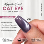 image, Shills Professional 4 Pcs Cat Eye Gel Polish Set – Madhya Pradesh Royal Reflection