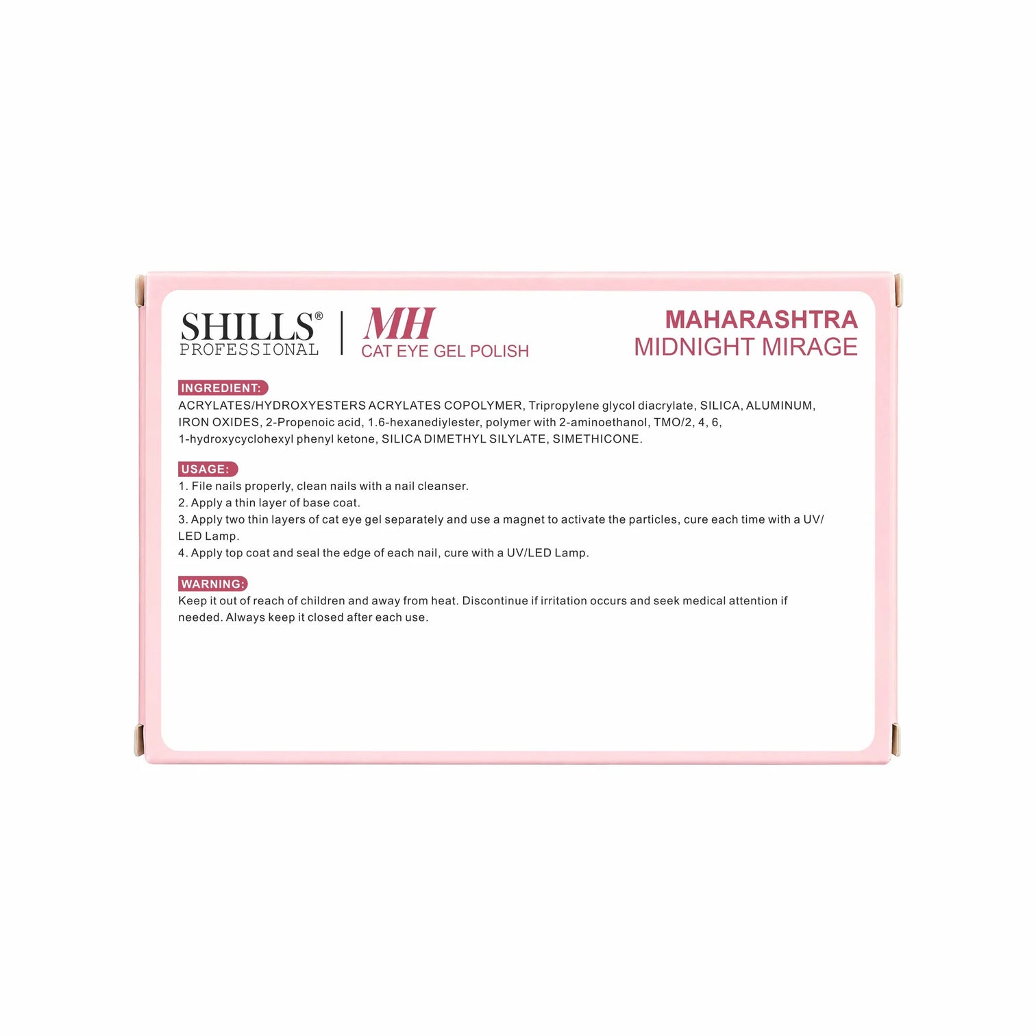 Shills Professional 4 Pcs Cat Eye Gel Polish Set – Maharashtra Midnight Mirage