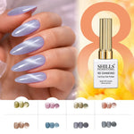 image, Shills Professional 9D Diamond Cat Eye Gel Polish Set | 8 Colors x 10ml