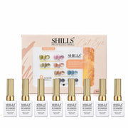 Shills Professional 9D Diamond Cat Eye Gel Polish Set | 8 Colors x 10ml