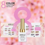 image, Shills Professional 9D Silk Cat Eye Gel Polish Set | 8 Colors x 10ml