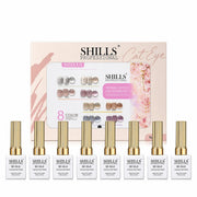 Shills Professional 9D Silk Cat Eye Gel Polish Set | 8 Colors x 10ml