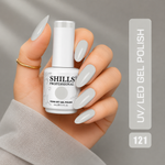 image, Shills Professional Gel Polish 15ml Long-Lasting UV/LED Soak-Off Nail Gel Color for Salon &amp; Home Use (Shade - 121)