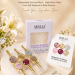 image, Shills Professional Magnetic &amp; Glossy Cat Eye Gel Polish Collection MG01 | 6 Colors (10ml Each)