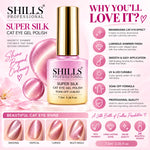 image, Shills Professional Super Silk Cat Eye Gel Polish Set – 24 Colors