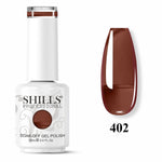 image, Shills Professional UV/LED Chocolate Brown Gel Polish 15ml – Shade 402