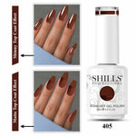 image, Shills Professional UV/LED Dark Chocolate Gel Polish 15ml – Shade 405