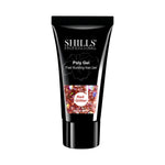 image, Shills Red Glitter Poly Nail Gel – Fast Building Nail Extension Gel (30ml)