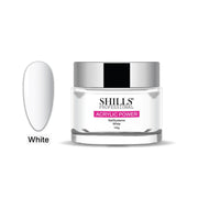 Shills White Acrylic Powder – Professional Nail Extension Powder (30g)