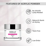 image, Shills White Acrylic Powder – Professional Nail Extension Powder (30g)