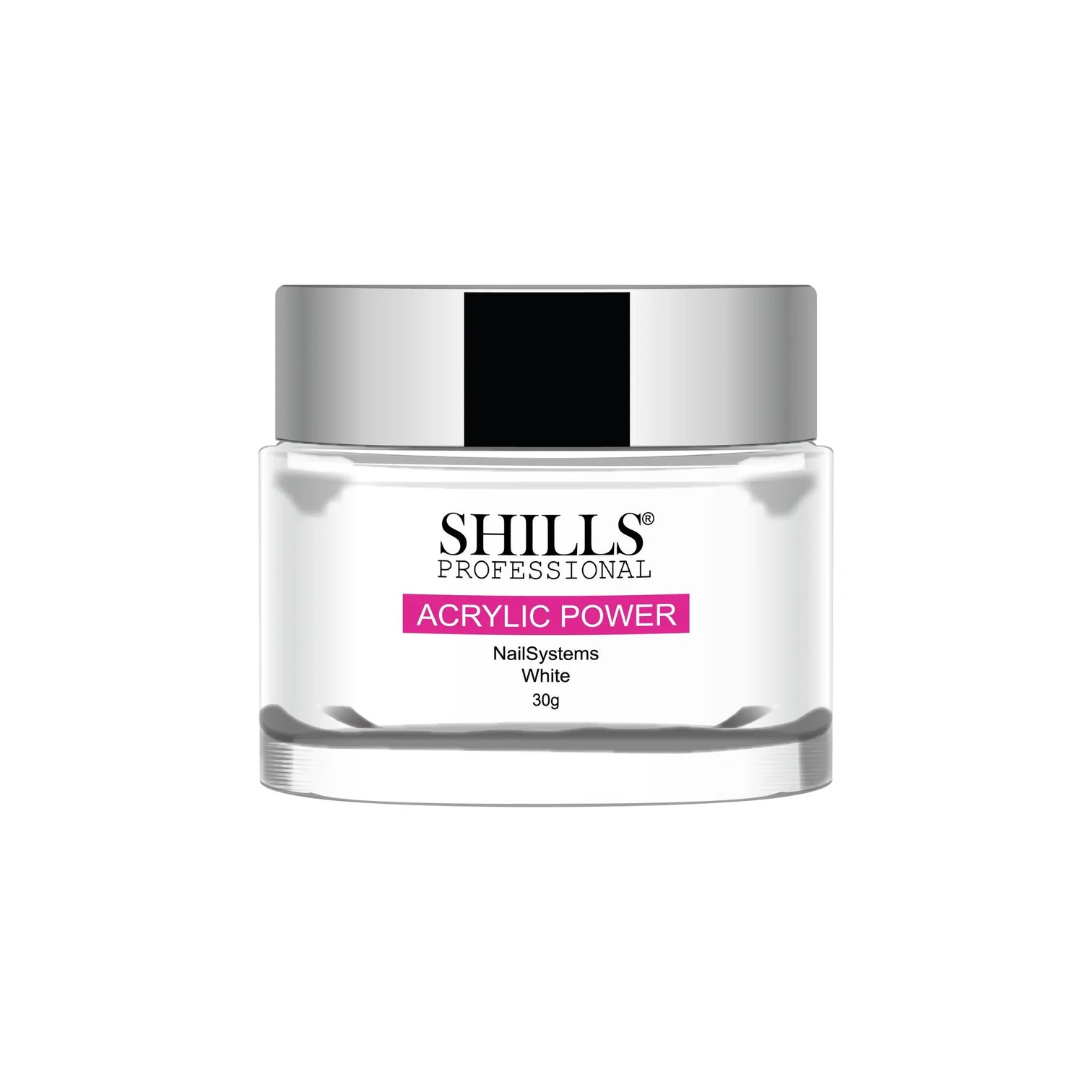 Shills White Acrylic Powder – Professional Nail Extension Powder (30g)