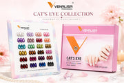 Venalisa Cat’s Eye Gel Nail Polish Set – 24 Colors | 15ml UV/LED Soak Off