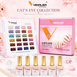 image, Venalisa Cat’s Eye Gel Nail Polish Set – 24 Colors | 15ml UV/LED Soak Off